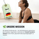 Zwei Nachfüll-Packs Bio Iced Coffee Protein Pulver von Organic Workout im 2er-Pack