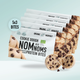 Cookie Dough NomNoms- Protein Bites, bio, vegan, Ballaststoffquelle mit Bio-Erythrit und Bio Erbsenprotein