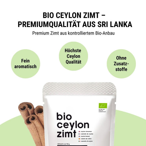Bio Ceylon-Zimt - 200 g (MHD: 31.12.2026)