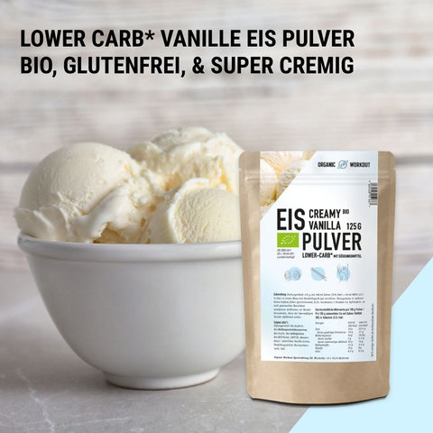LOWER-CARB VANILLE EIS - KETO-FREUNDLICH