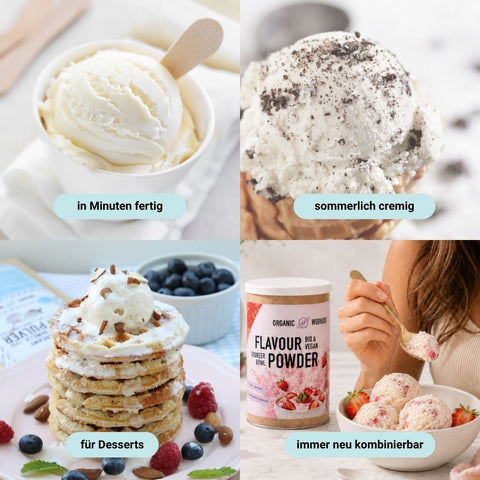 LOWER-CARB VANILLE EIS - KETO-FREUNDLICH