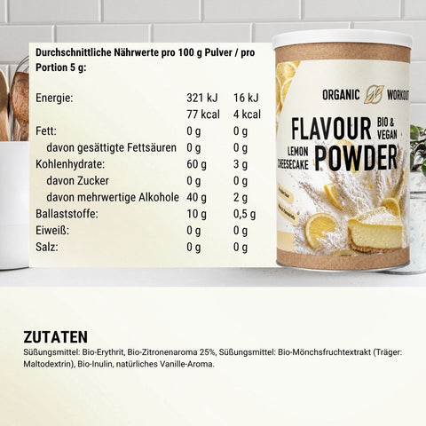 Bio Lemon Cheesecake Flavour Powder - 150 g