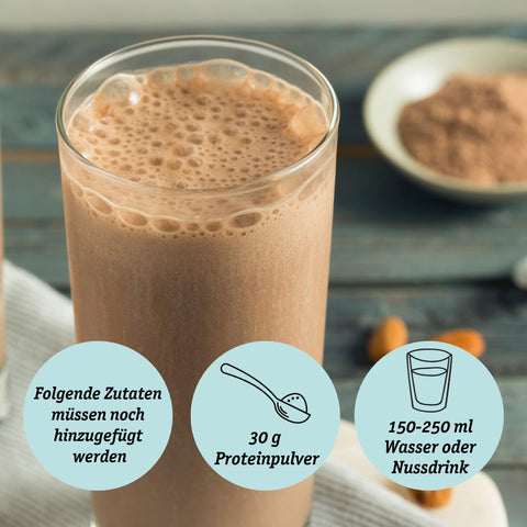 30 g – Bio Vegan Schoko Shake Probe mit Protein aus Pflanzlichen Quellen