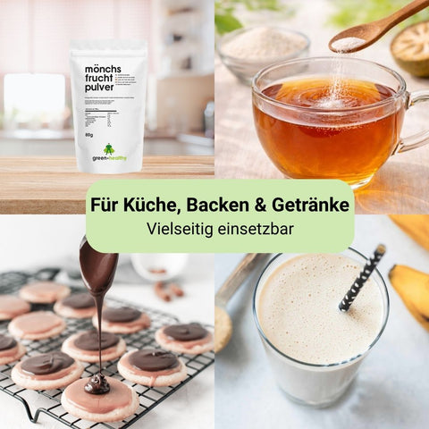 Mönchsfruchtpulver zum kalorienarmen Süßen - 80 g