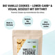 Vegane Vanille Macadamia Cookie-Backmischung, bio, lower-carb* & glutenfrei