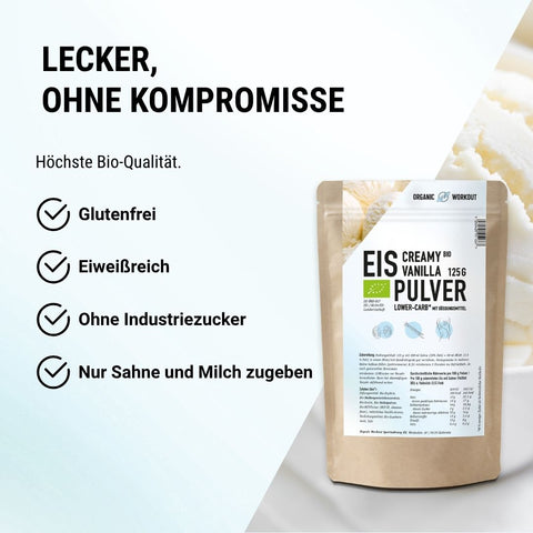 LOWER-CARB VANILLE EIS - KETO-FREUNDLICH