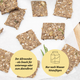 ABVERKAUF Knäckebrot-Backmischung – Bio, lower-carb* glutenfrei, vegan, eiweiß- und ballaststoffreich