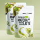 Zwei Nachfüll-Packs Bio Iced Matcha Latte Protein Pulver von Organic Workout im 2er-Pack