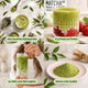 Vorteile des Bio Iced Matcha Latte Protein Pulvers: ohne künstliche Süßstoffe, 16 g Protein pro Portion, einfache Zubereitung mit Milch